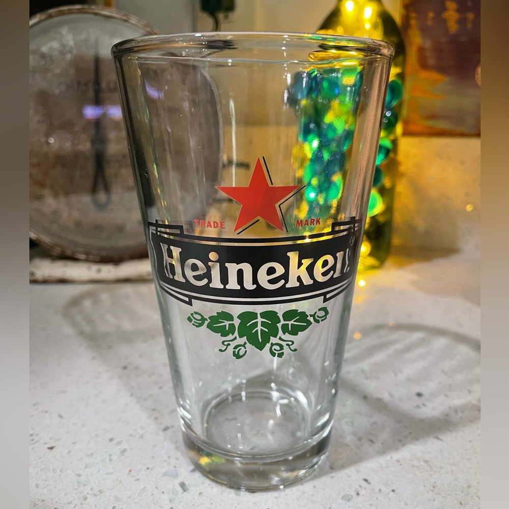 Heineken 12oz Beer Glass